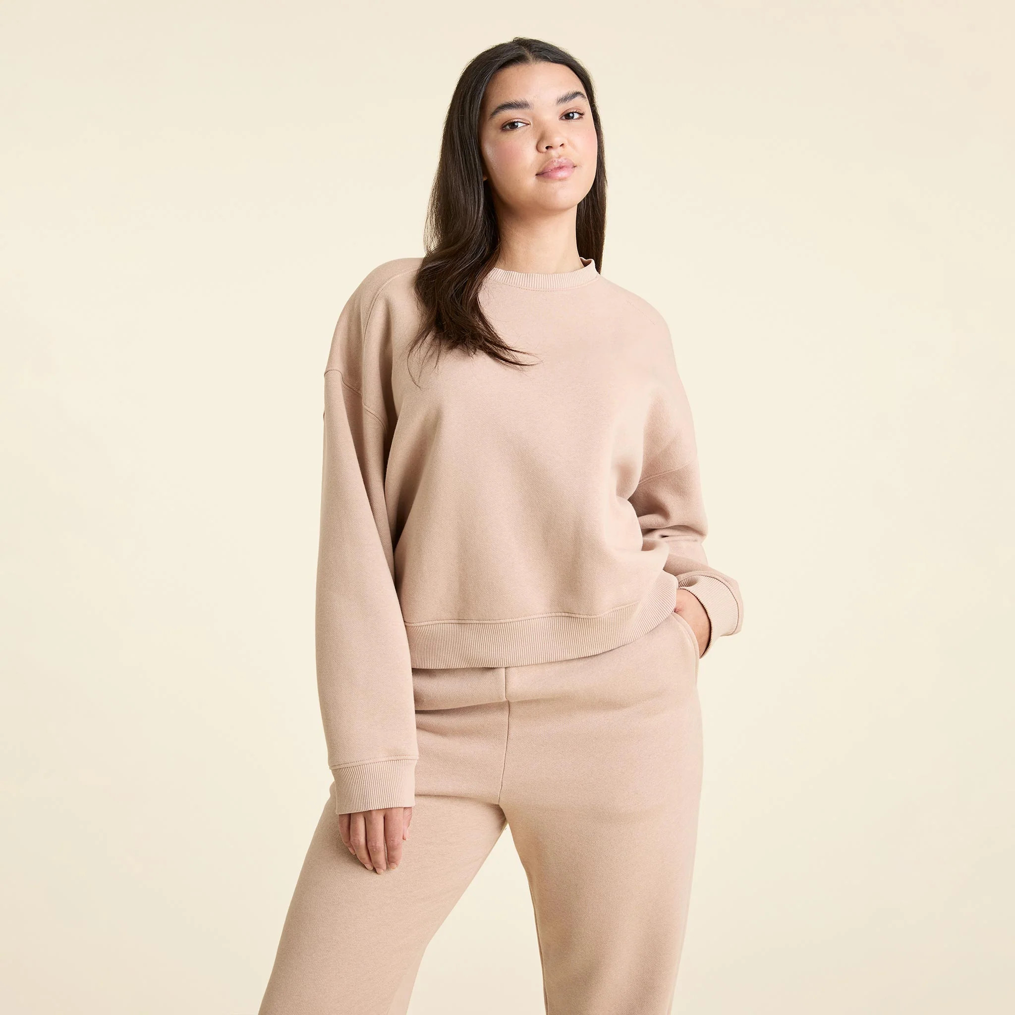 Classic Crewneck Sweatshirt | Sand - nuuds | nuuds