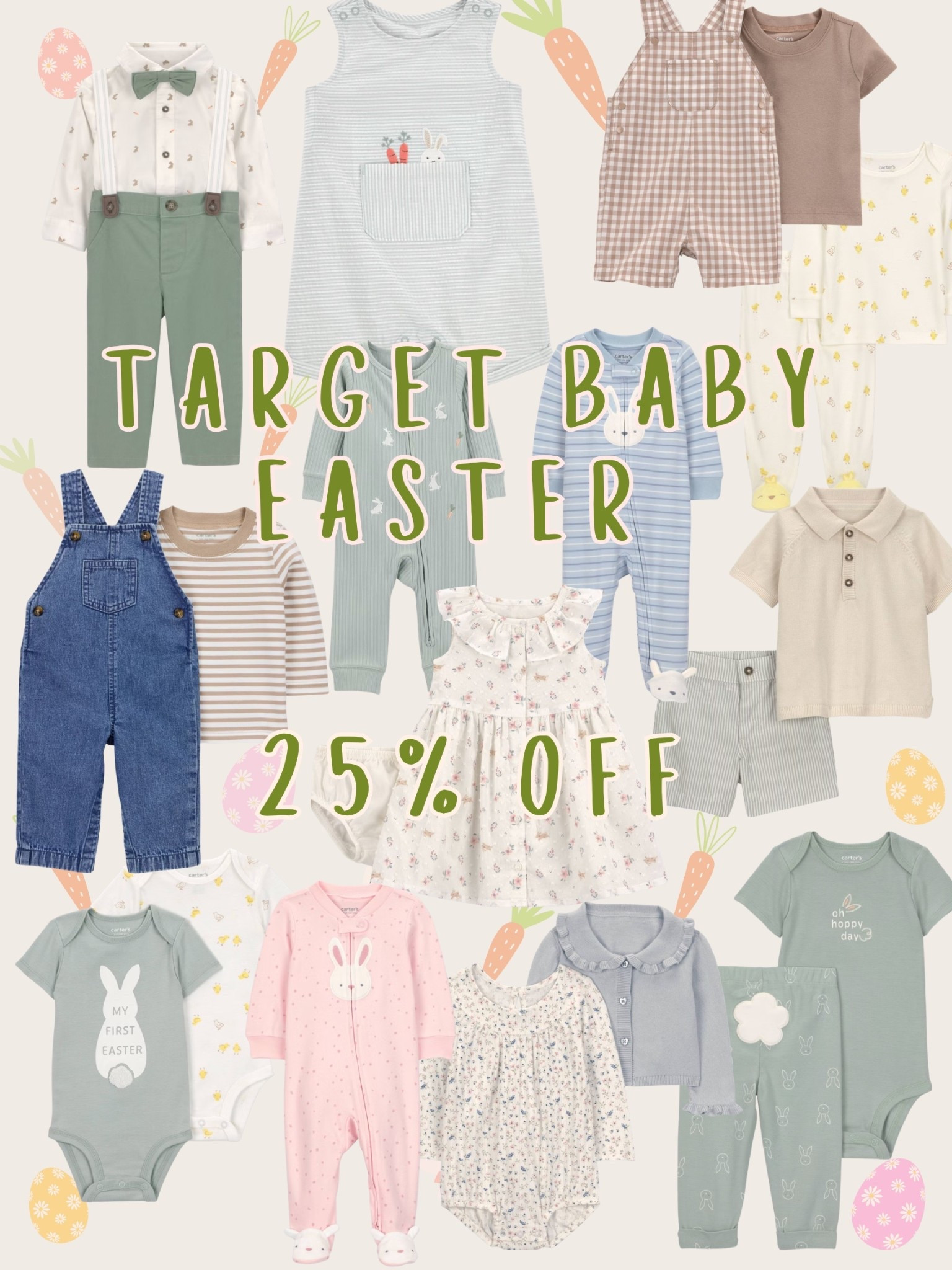 @target has some of the cutest baby Easter outfits 25% off right now! Can’t wait to get some of these adorable little spring outfits 🐰 🐣 

#springsale #targetbaby #eastersale #babysale #easteroutfits #babyeaster 

#LTKBaby #LTKSpringSale #LTKSaleAlert