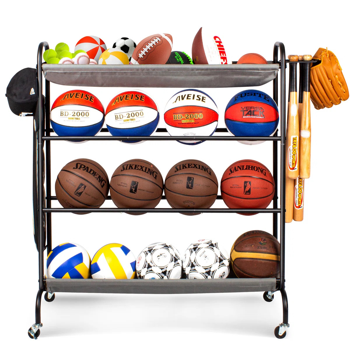 Westervelt Metal Freestanding Sports Rack | Wayfair North America