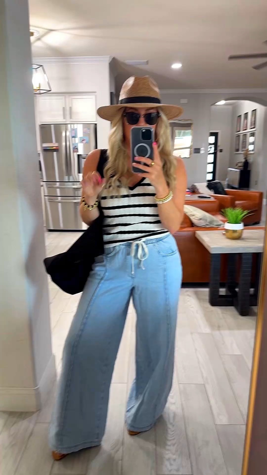 The pull on pants are restocked and so
Comfy! Wearing size small 

#LTKMidsize #LTKSummerEdit #LTKStyleTip