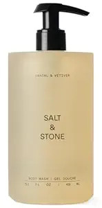 Salt & Stone Antioxidant-Rich Body Wash - Santal & Vetiver | Cleanse, Nourish & Soften Skin with ... | Amazon (US)