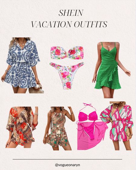 Shein vacation outfit , shein fashion , casual outfit , shein dress , bikini 

#LTKswim #LTKstyletip #LTKSeasonal