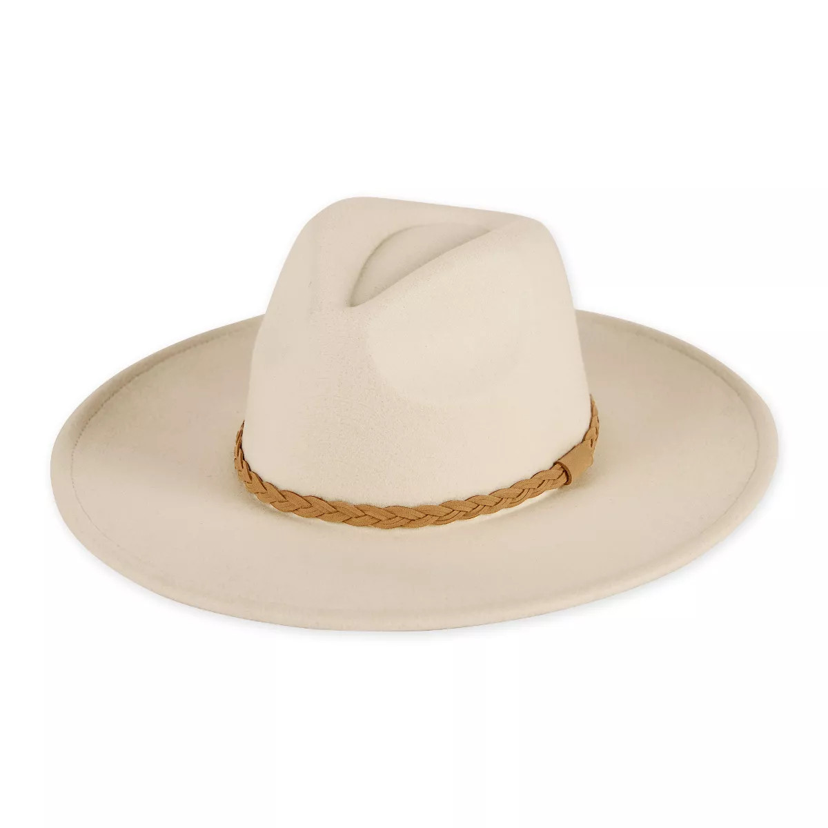 Hadley Wren Stella Wide Brim Fedora - Cream | Target