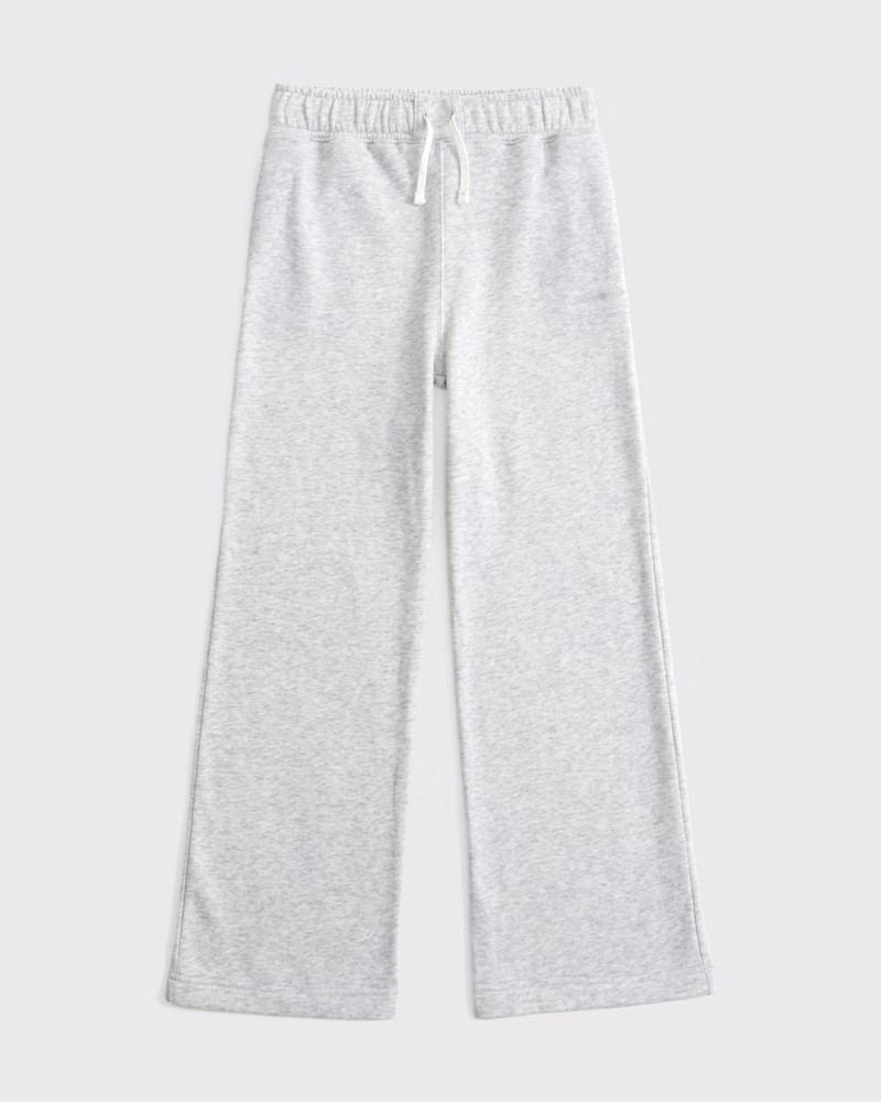 girls essential wide leg sweatpants | girls | Abercrombie.com | Abercrombie & Fitch (US)