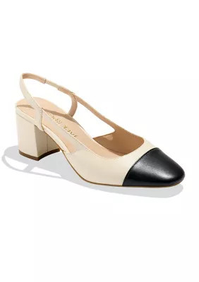 Jack Rogers Women's Summer Cap Toe Slingback Heels | Belk