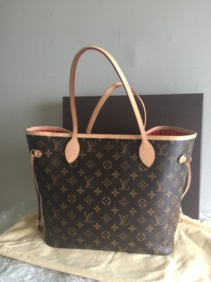 LOUIS VUITTON Monogram Neo Neverfull MM Apricot Interior | eBay | eBay US