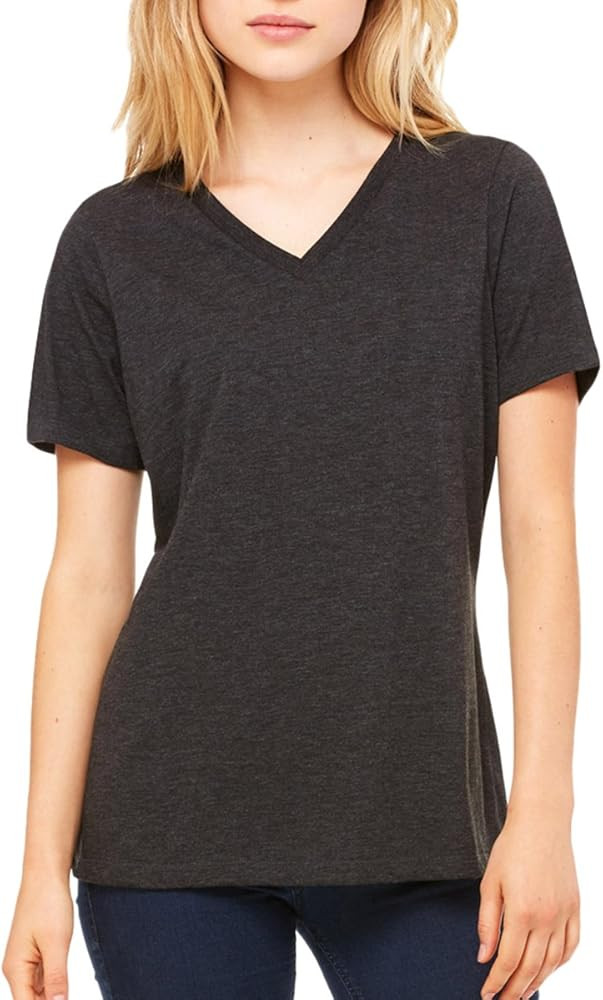 Relaxed V-Neck Tee by BELLA + CANVAS | Amazon (US)