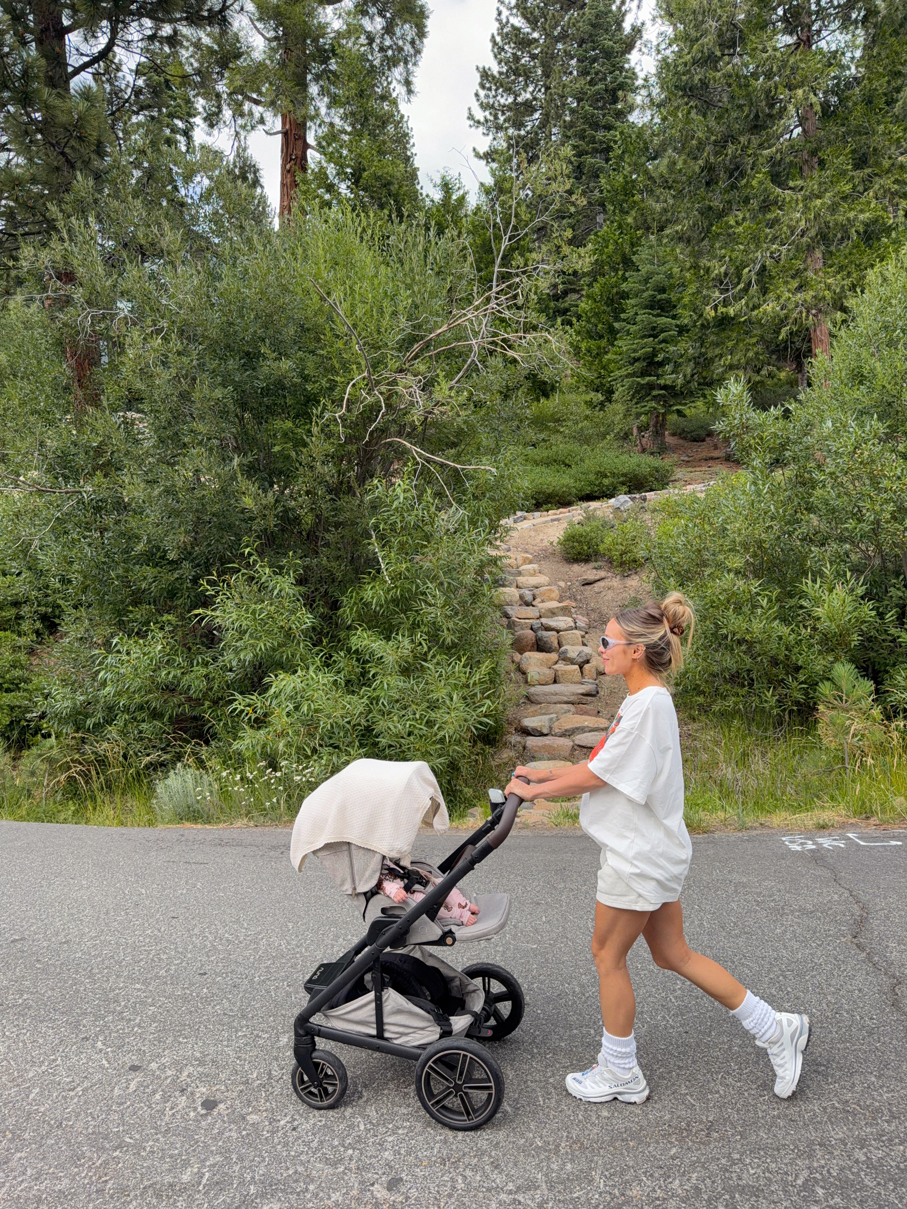 walks with baby bakes are my favorite 🥹 

 #LTKdayinmylife #LTKgrwm #LTKootd