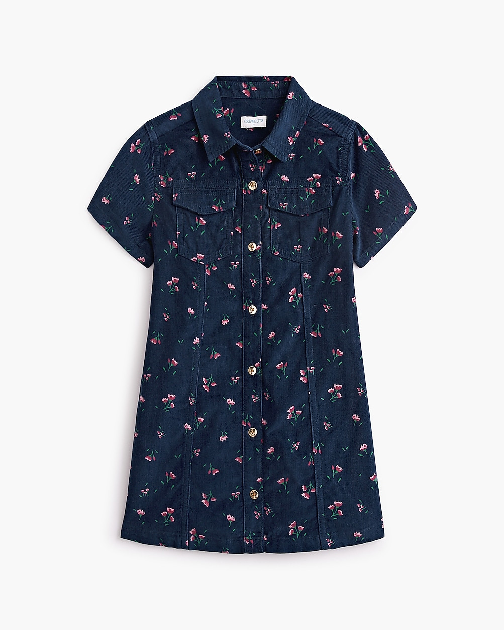 Girls' floral corduroy dress | J.Crew Factory