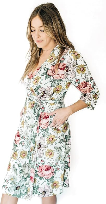 Milkmaid Goods Women’s Loungewear Robe For Maternity, Labor & Delivery, & Nursing, Buttery Soft... | Amazon (US)