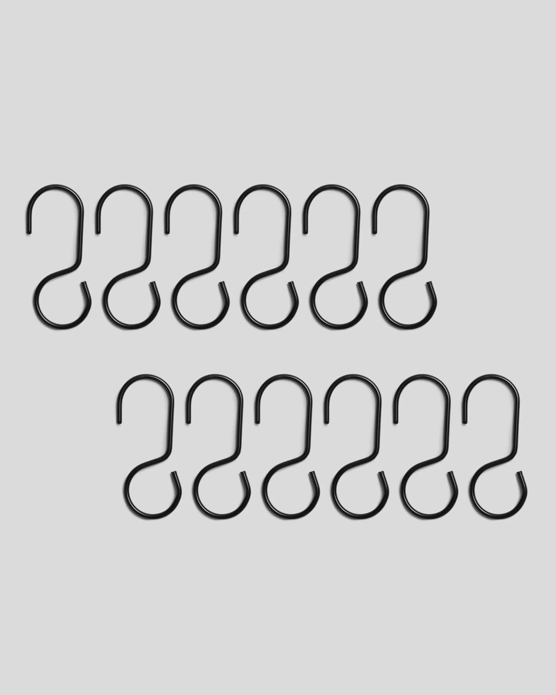 Shower Curtain Hooks - FINAL SALE (Matte Black) | Parachute