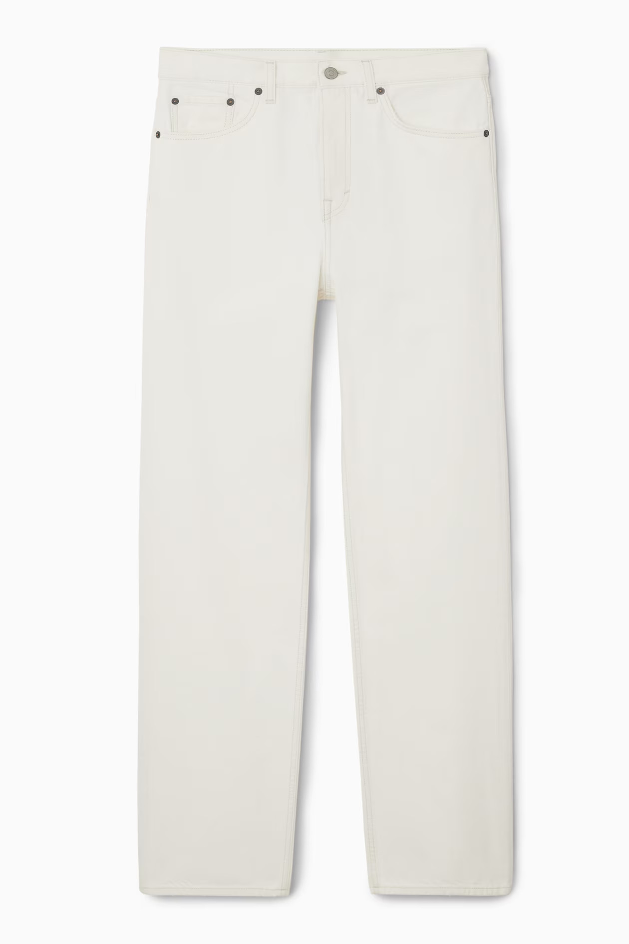 COLUMN STRAIGHT-LEG JEANS - CHALK | COS | COS UK