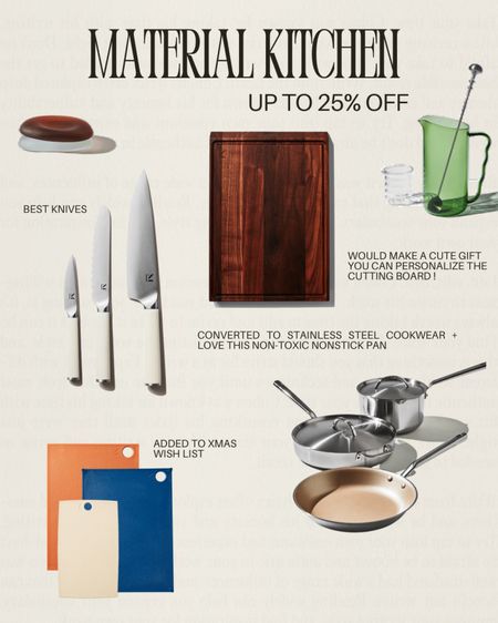 Material kitchen is having a big sale!! Probably my favorite place to get kitchen stuff! It’s always the best quality!! Added some to my Xmas wish list too!

#LTKGiftGuide #LTKsalealert #LTKHoliday