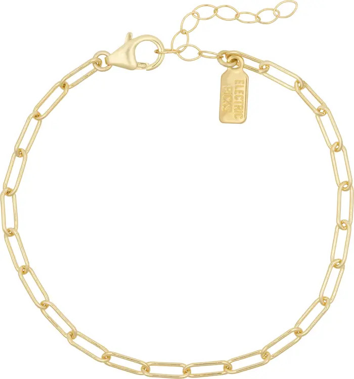 Electric Picks Jet Set Paper Clip Chain Necklace | Nordstrom | Nordstrom