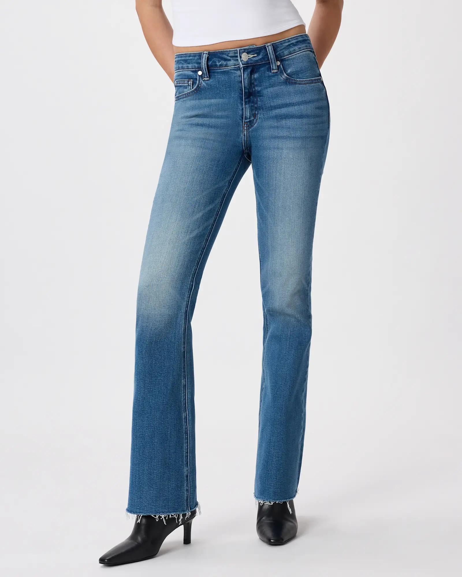 Luna Stretch Flare Jeans | Quince