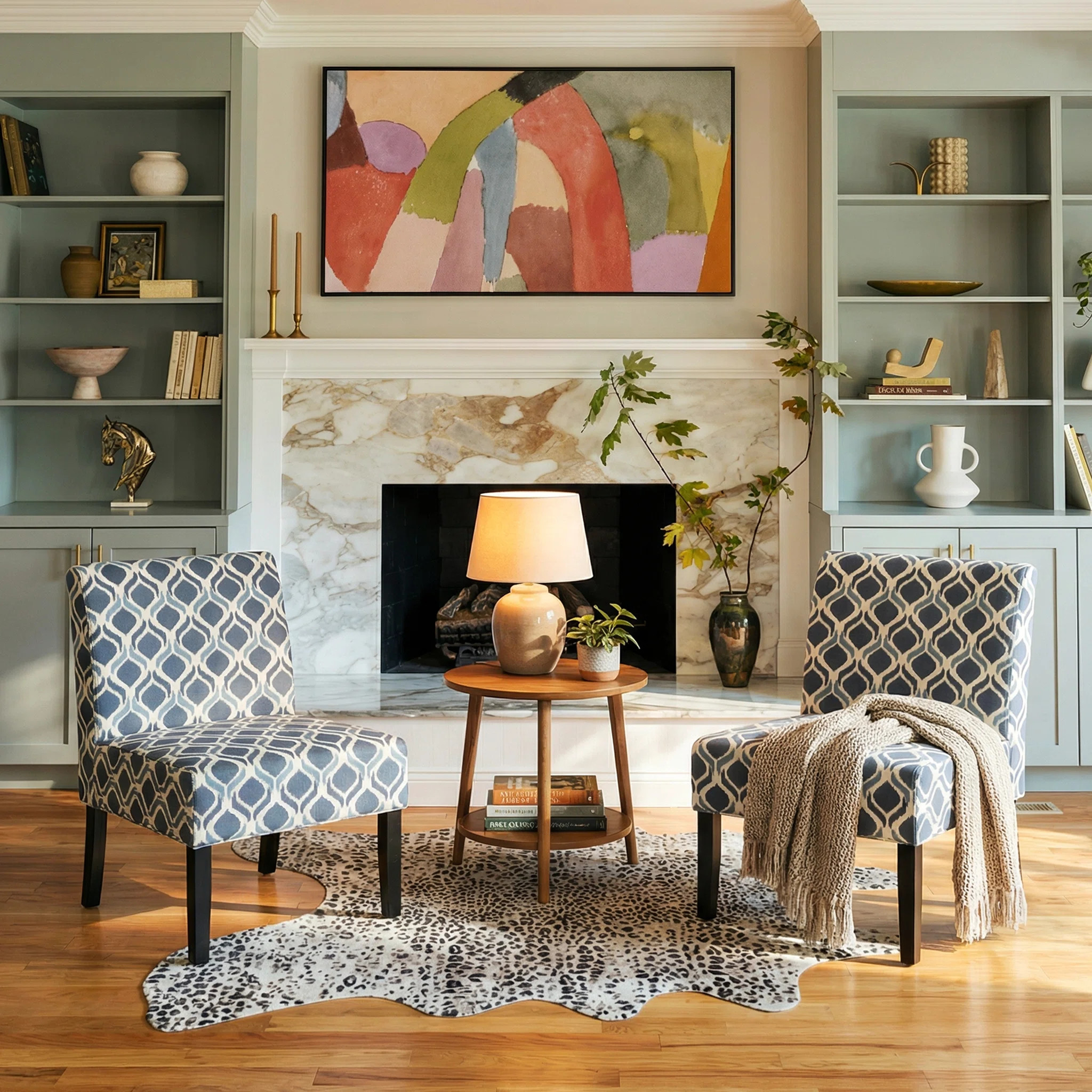 Yokota Upholstered Slipper Chair (Set of 2) | Wayfair North America