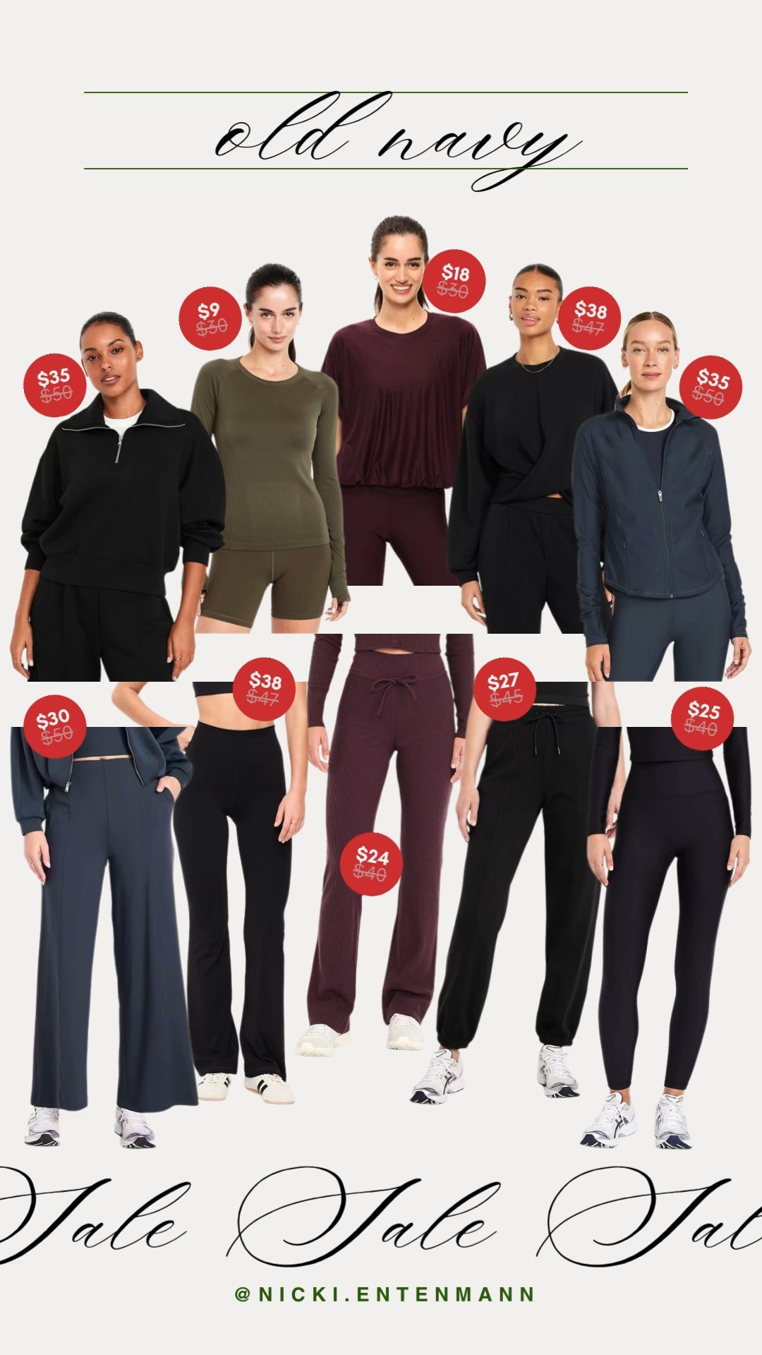 Old Navy activewear sale brings comfy, colorful pieces that move with you, upgrade workouts and weekends without breaking the bank. #OldNavy #Activewear #ActivewearSale #Athleisure #WorkoutWear #FitnessFashion #GymStyle #SaleAlert #AffordableActivewear #EverydayAthleisure
 

 #LTKootd #LTKfitnessgoals #LTKSaleAlert