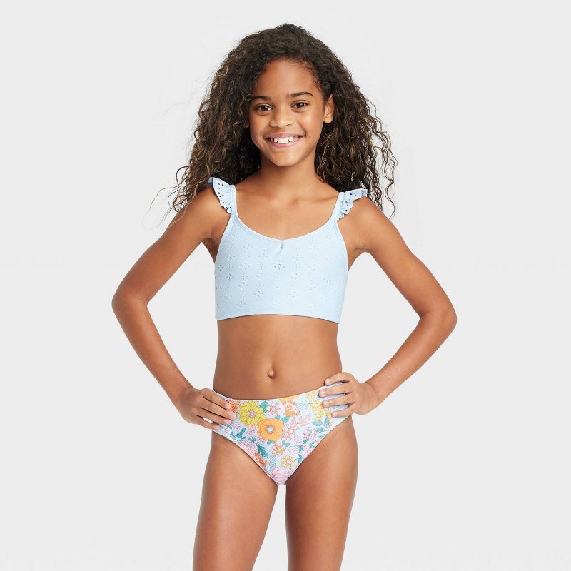 Girls' Wildflower Fun Bikini Set - Cat & Jack™ | Target