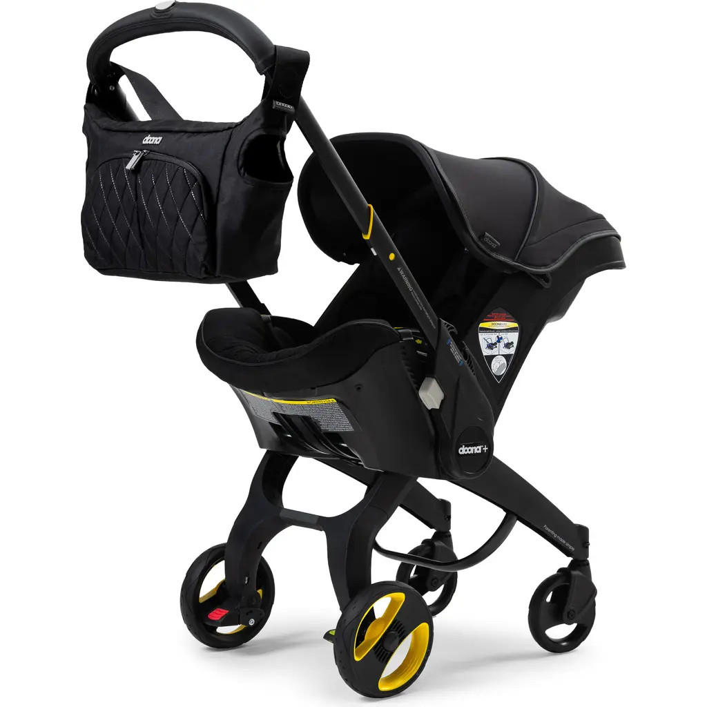 Doona Midnight Edition Convertible Infant Car Seat/Compact Stroller System with Base & Essentials Bag Set at Nordstrom | Nordstrom
