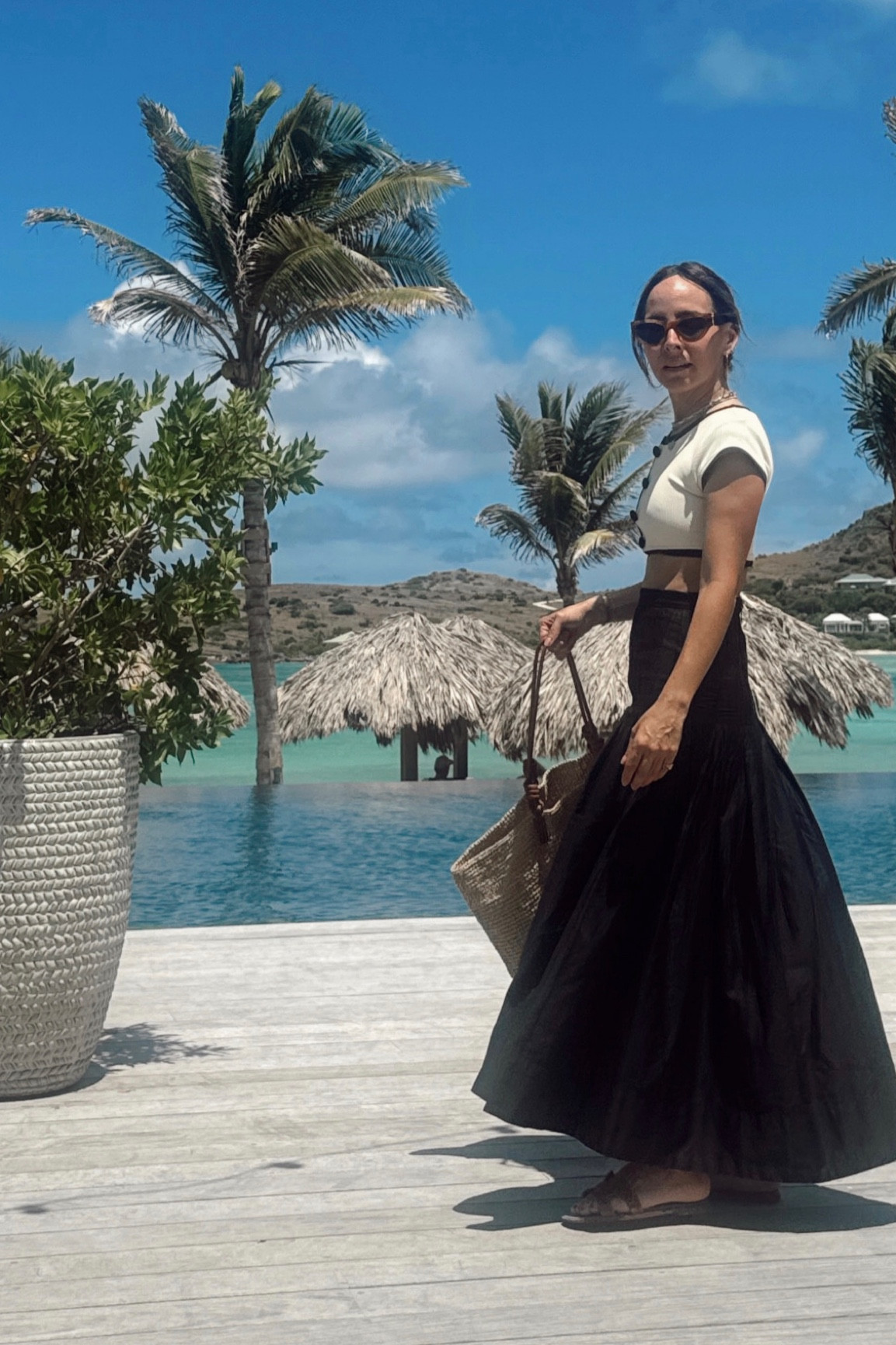 a crop top and a skirt is always a go to for me on vacation — it’s the perfect beach to “anything else” look ! 

#LTKfindsunder100 #LTKswim #LTKtravel