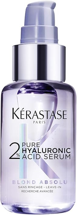 KERASTASE Blond Absolu Hyaluronic Acid Hair Serum | Repairs Damaged Hair & Soothes Scalp | Instantly Hydrates & Adds Shine | 2% Hyaluronic Acid | For Bleached & Highlighted Blonde Hair | 1.7 fl oz | Amazon (US)