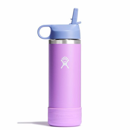 18 oz Kids Wide Mouth w/ Straw Cap | Hydro Flask