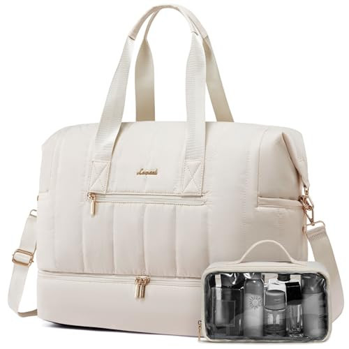 LOVEVOOK Travel Duffle Bag,Puffer Weekender Bags For Women with Shoe Compartment,42L Carry On Bags For Airplanes,Hospital for Labor and Delivery | Amazon (US)