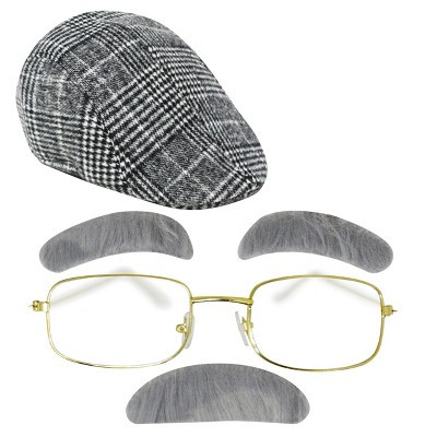 4E's Novelty Old Man Costume For Kids Boys - 100 Days of School Costume for Boys, Old Man Costume... | Target