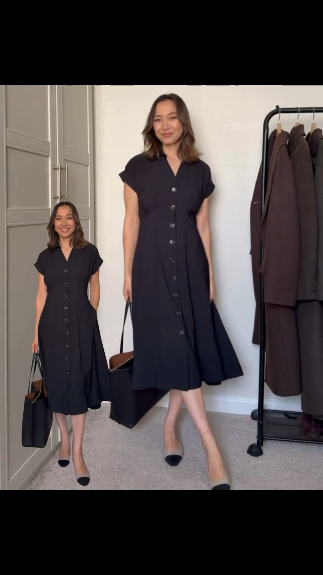 Spring work outfit. 

Br factory dress — xs 
Aliz slingbacks — also linked to a similar flat version 
Quince leather tote 

#LTKWorkwear
