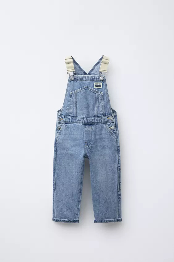 COMBINATION DENIM DUNGAREES | Zara UK