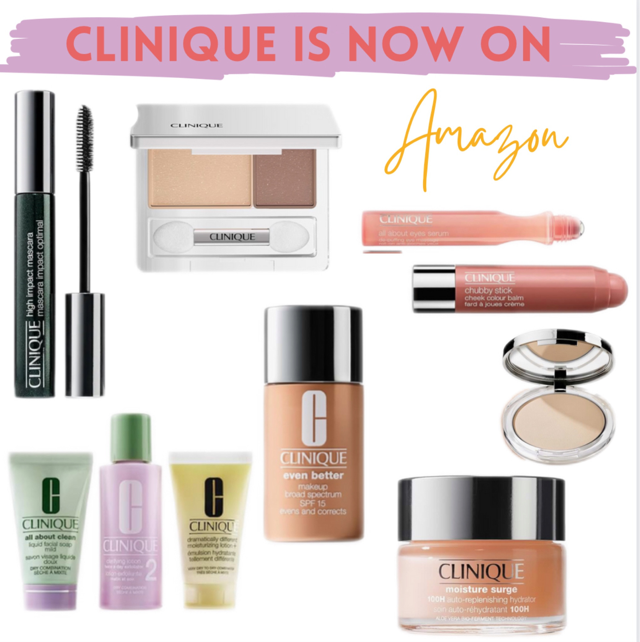 Clinique is now on AMAZON!!! Run don’t walk 🏃‍♀️💖

#LTKstyletip #LTKGiftGuide #LTKbeauty