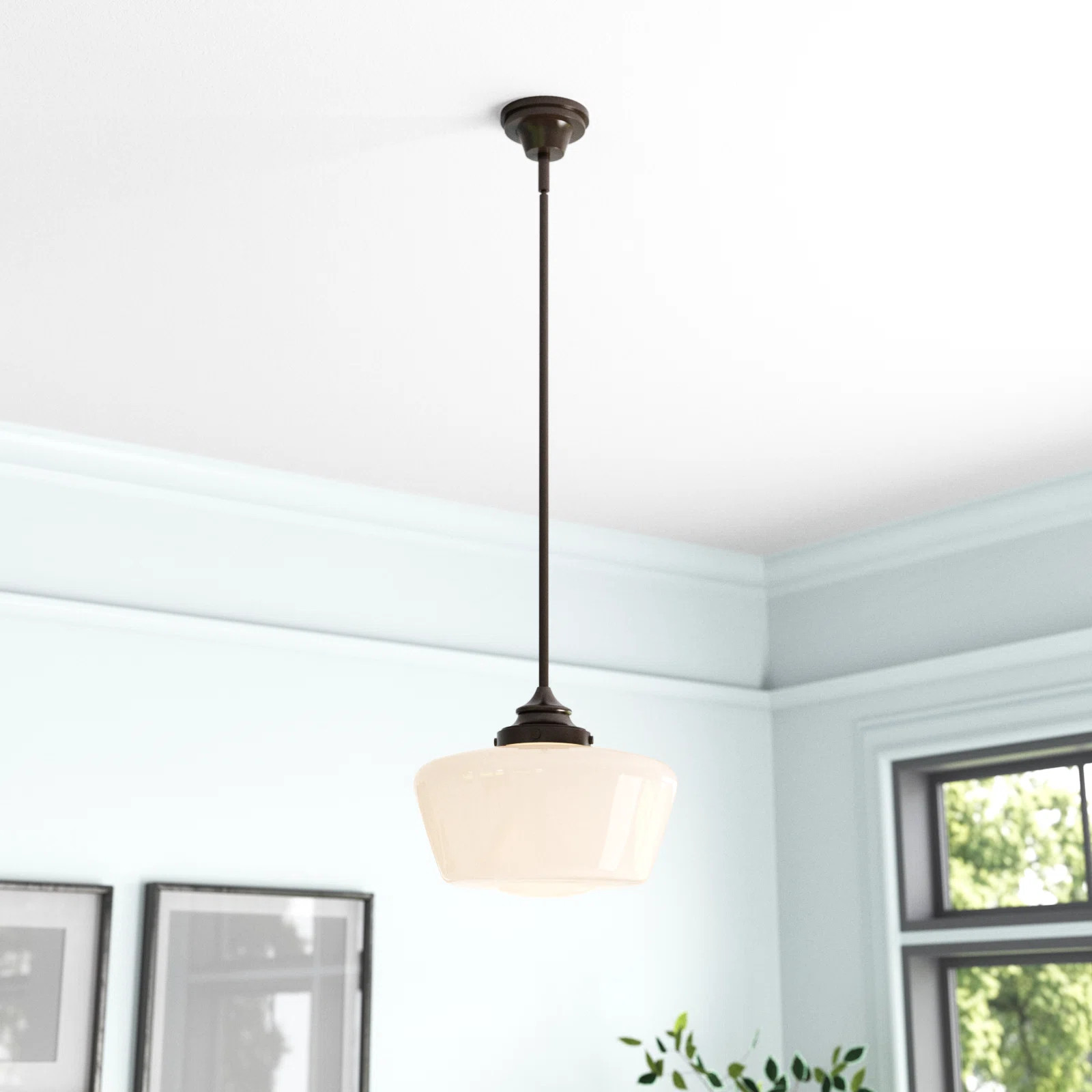 Cambridge 1-Light Pendant - Oil Rubbed Bronze | Wayfair North America