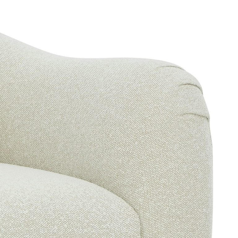 Beautiful Barrymore Teddy Accent Chair by Drew Barrymore, Cream Tweed | Walmart (US)