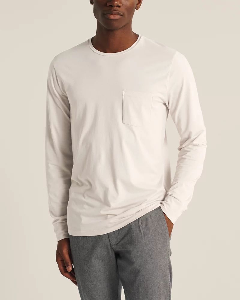 Long-Sleeve Pocket Tee | Abercrombie & Fitch (US)
