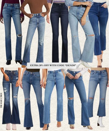 Extra 20% off jeans with code “DENIM” ends tomorrow! 😍
#wideleg #flare #springdenim #highrise #denim #jeanssale #affordablejeans

#LTKsalealert #LTKfindsunder100