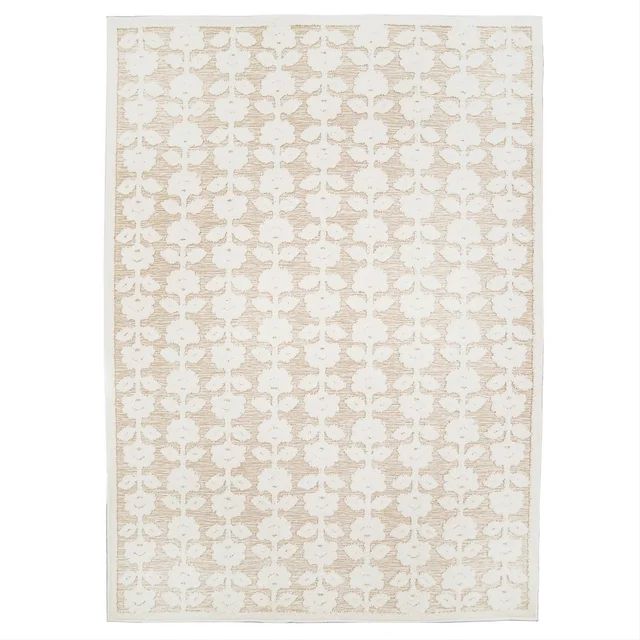 My Texas House Poppy 2'7" x 7' Driftwood Floral Outdoor Runner Rug | Walmart (US)