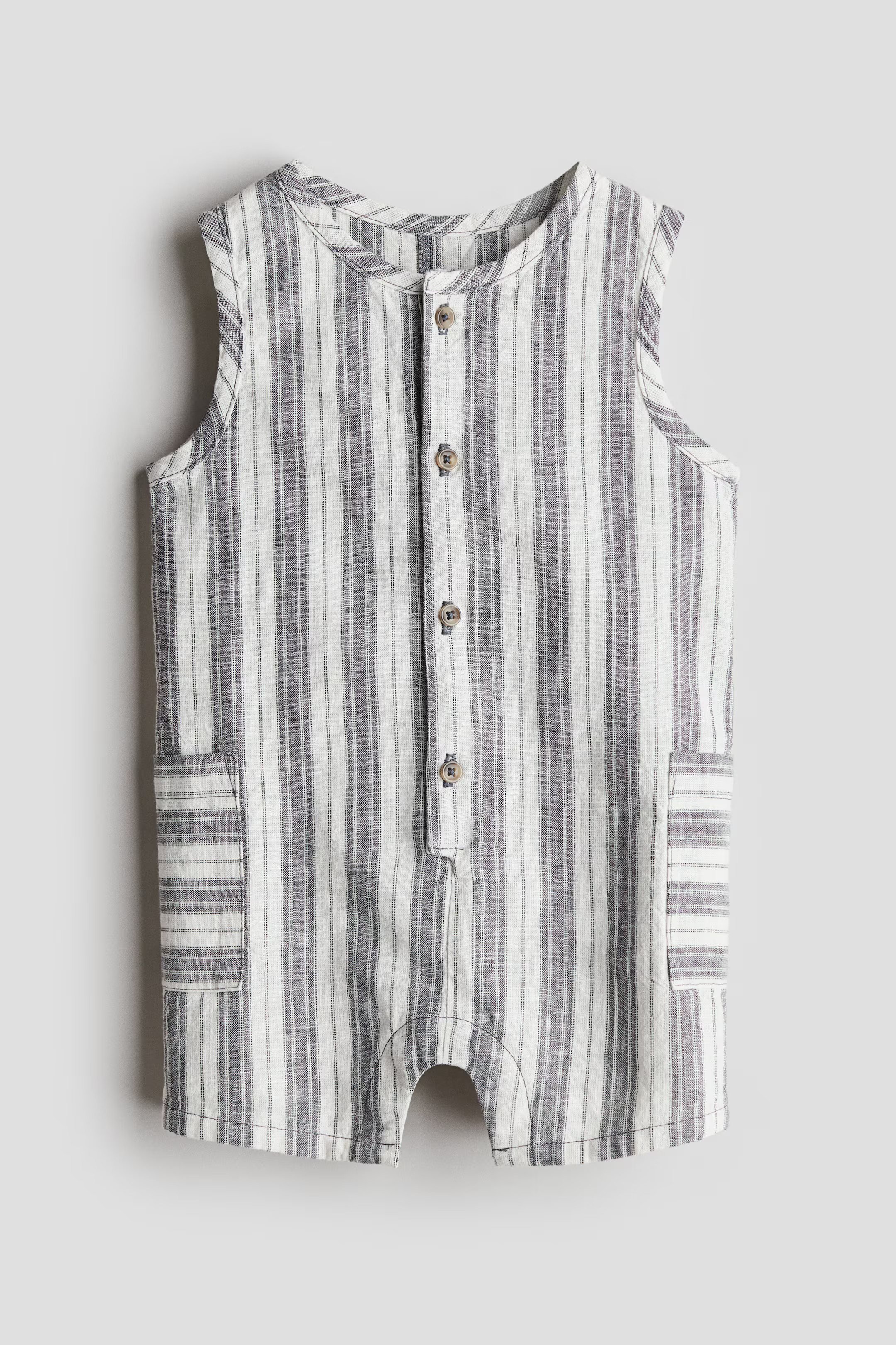 Sleeveless Linen Romper Suit | H&M (US + CA)