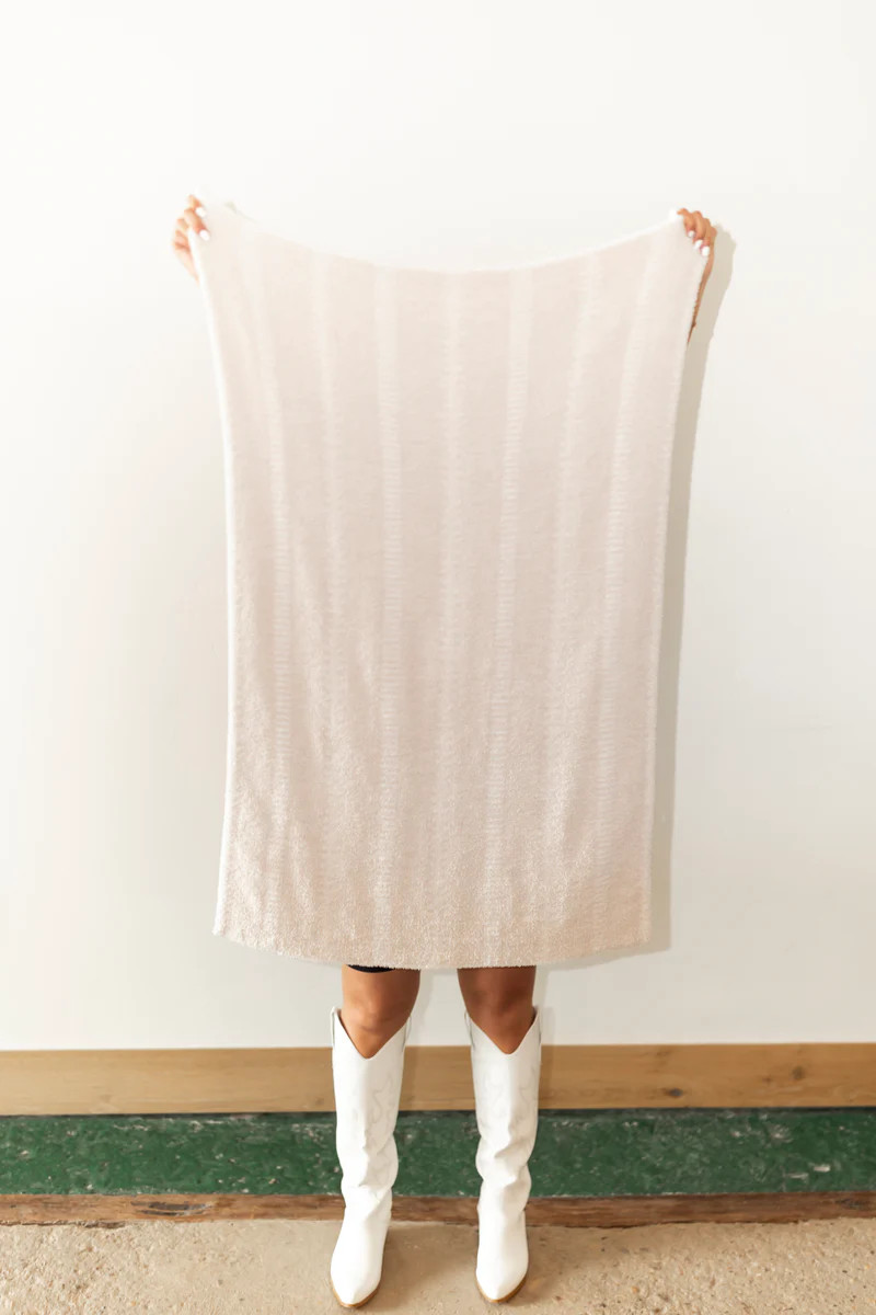Neutral Striped Baby Blanket | Shop Staykation