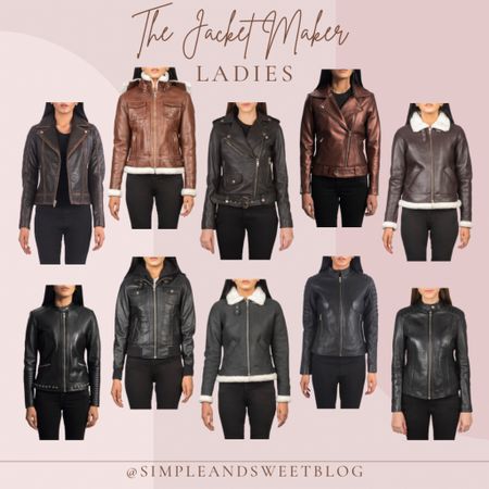 The Jacket Maker Leather Jackets. Code S&S10

#LTKSeasonal #LTKGiftGuide #LTKstyletip