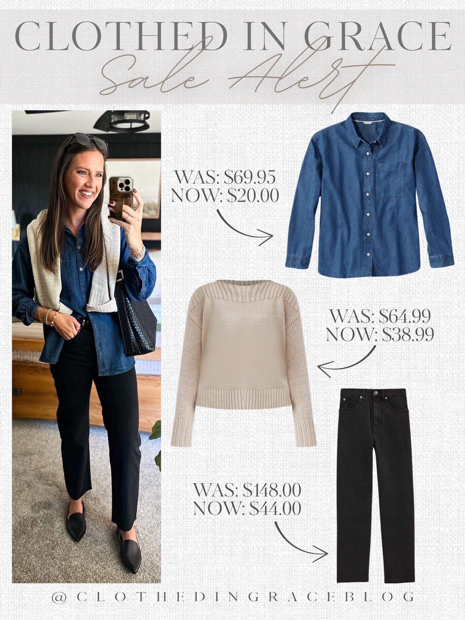 Major price cuts on this outfit 

Top - small
Sweater - small
Jeans - size 27