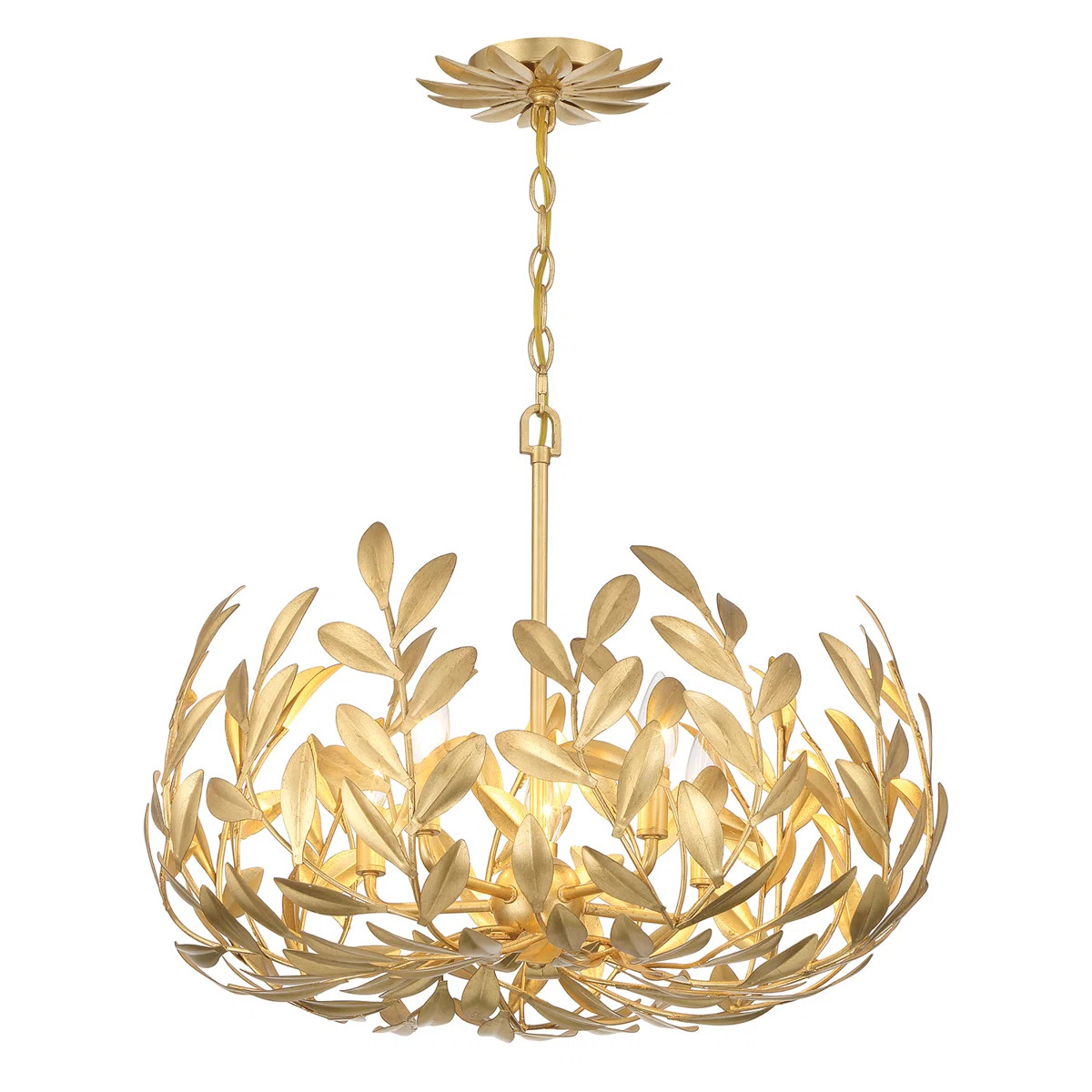 Aumiller 5 Light Matte White Chandelier | Wayfair North America