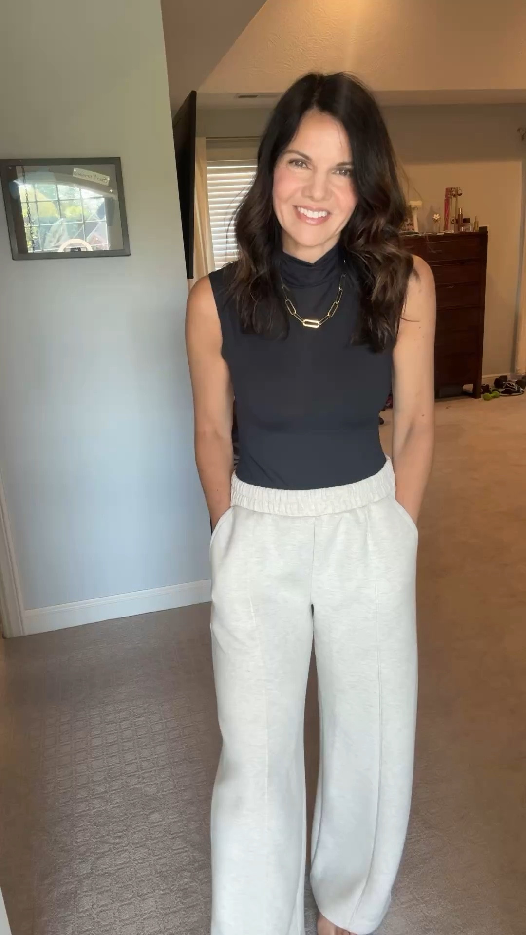 This lounge set is one of my favorites to relax in…it’s even cute enough to wear on errands depending how you style it! 


#LTKActive #LTKOver40 #LTKootd