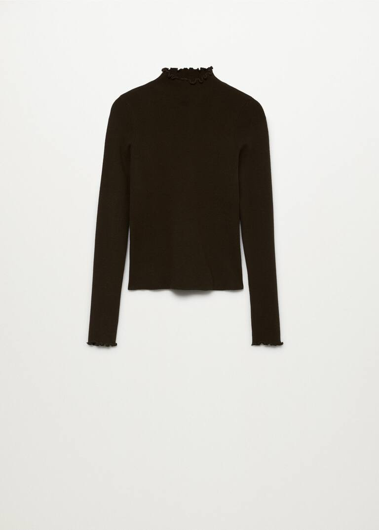 Strickpullover mit halbhohem Kragen | MANGO (DE)