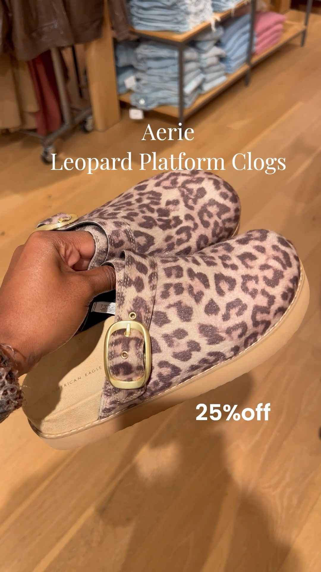 I clearly have a thing for leopard print and these clogs are giving me LIFE! 25% off @aerie

#LTKGiftGuide #LTKHoliday #LTKFindsUnder50