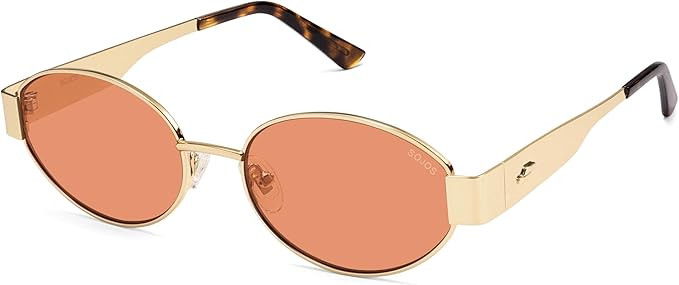 SOJOS Retro Oval Sunglasses for Women Trendy Classic Shades UV400 Protection SJ1256 | Amazon (US)