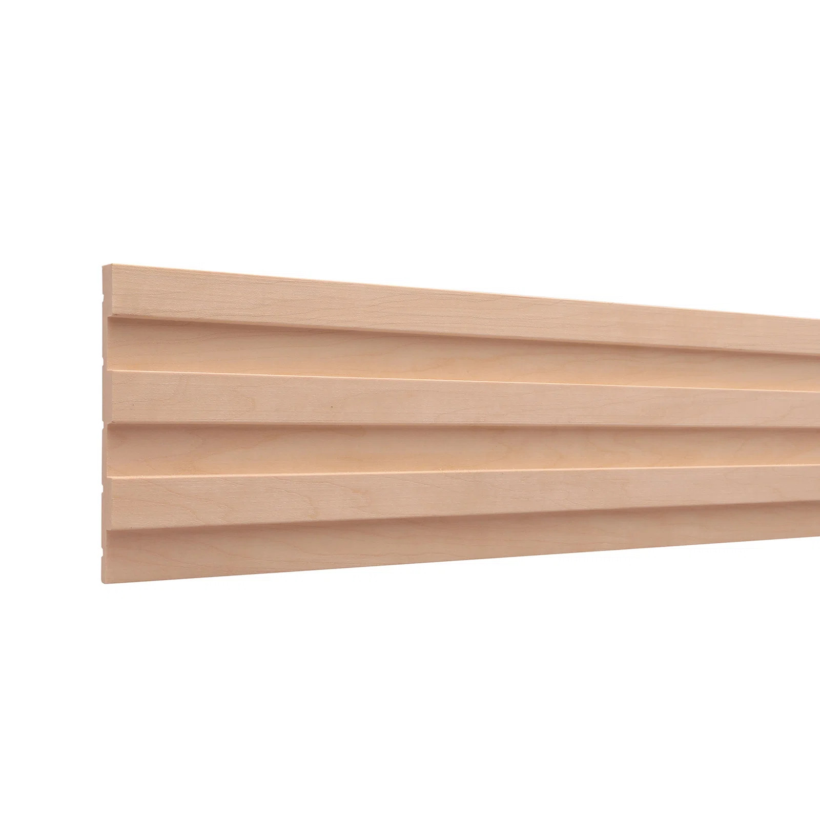 Reeded Hardwood 5 x 96 W Accent Moulding | Wayfair North America