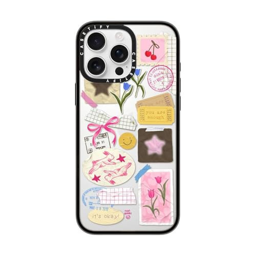 CASETiFY Compact Case for iPhone 16 Pro Max [Lightweight / 4 ft. 2X Military Grade Drop Protection/Slim] - You are Stars Collage - Clear Black | Amazon (US)