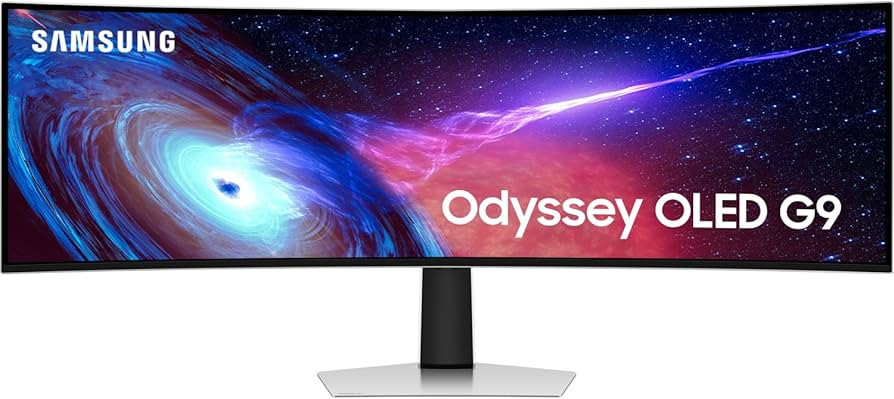 SAMSUNG 49" Odyssey G93SC Series OLED Curved Gaming Monitor, 240Hz, 0.03ms, Dual QHD, DisplayHDR ... | Amazon (US)