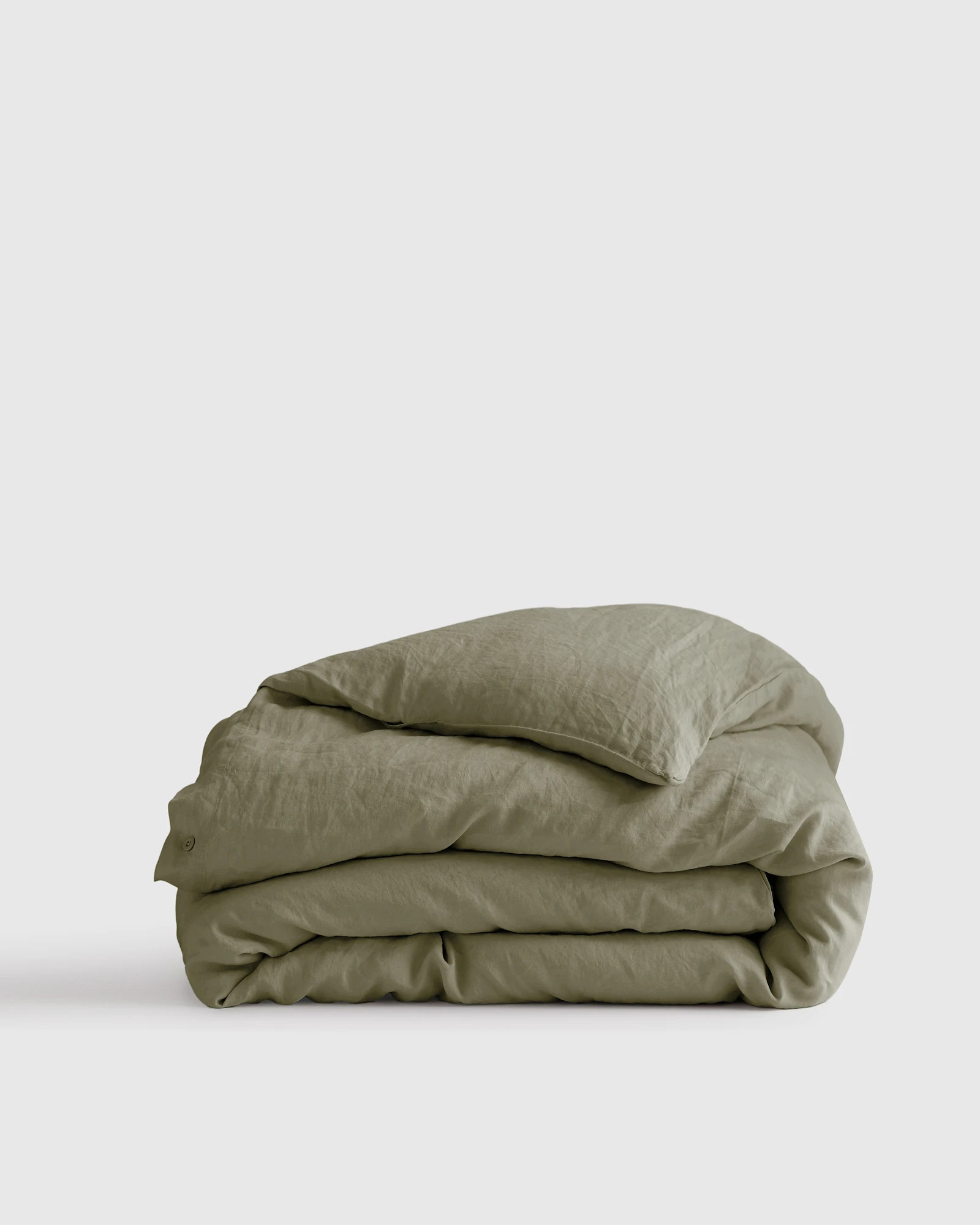 Quince | European Linen Duvet Cover in Sand Size Twin | Quince