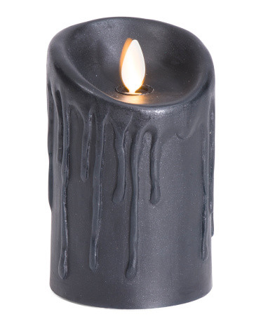 Dripped Edge Wax Candle | TJ Maxx